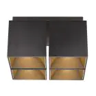 Nordlux Spot Ethan Nero - Aluminium | 4x GU10 Max 35W